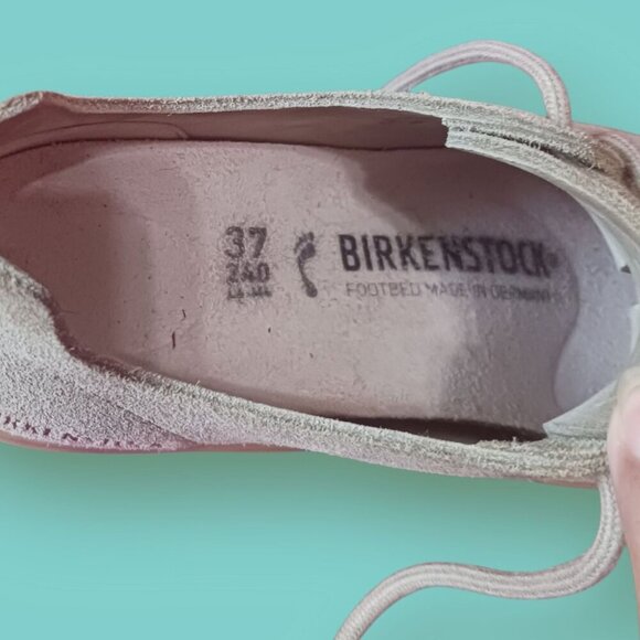 Birkenstock Bend Low  Lace-Up Sneakers Size 37  Color Gray Taupe - Picture 5 of 11